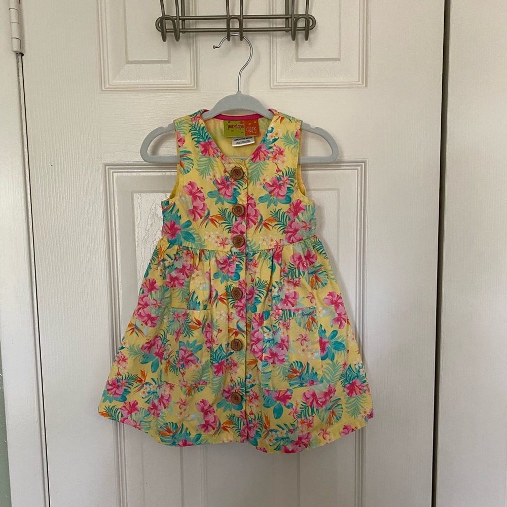 Boutique Floral Toddler Dress and Bloomers